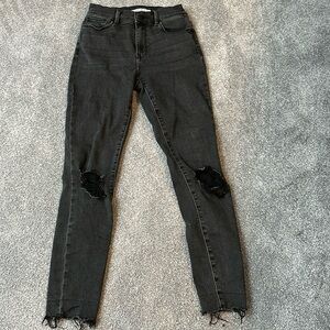 Black skinny jeans